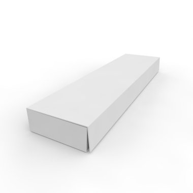 Beyaz boş kutu takı ve diğer hediyeler için