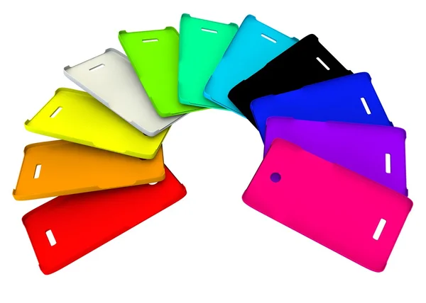 Capas coloridas para o seu telefone — Fotografia de Stock