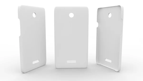 Smartphone için beyaz plastik kasa