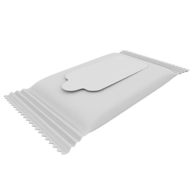 Peçeteler için beyaz paketi