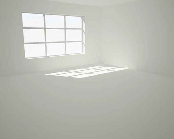 White room with window — Stock Photo, Image