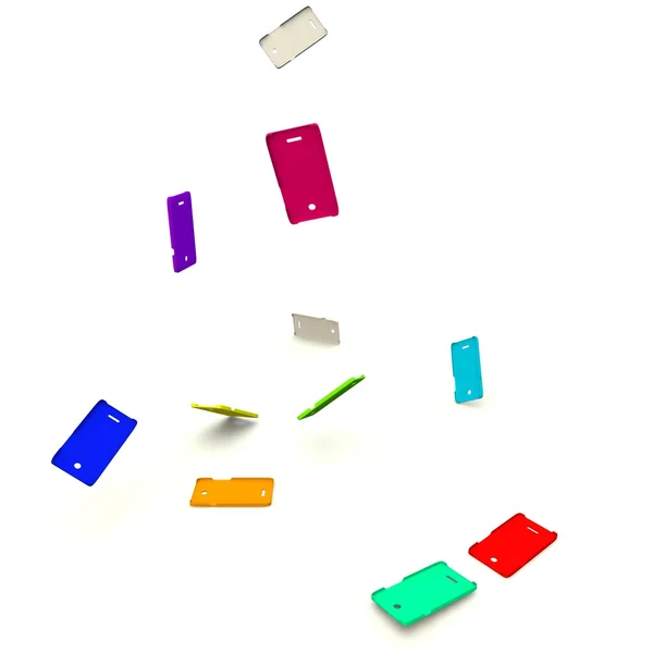 Copertine di plastica per il tuo telefono — Foto Stock