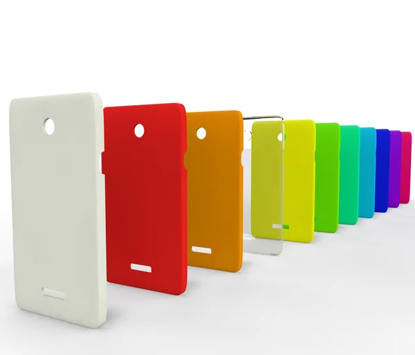 Plastic covers for your phone — Stock Photo, Image