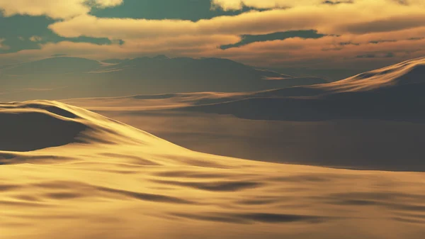 Desierto al atardecer — Foto de Stock