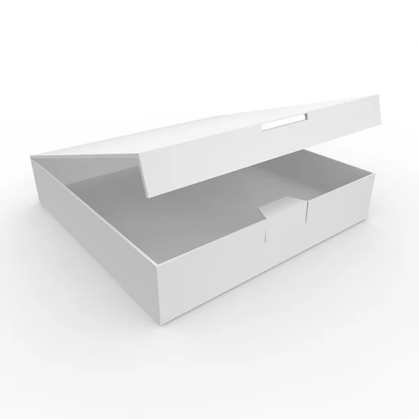 クラスプの白い空白ボックス — ストック写真