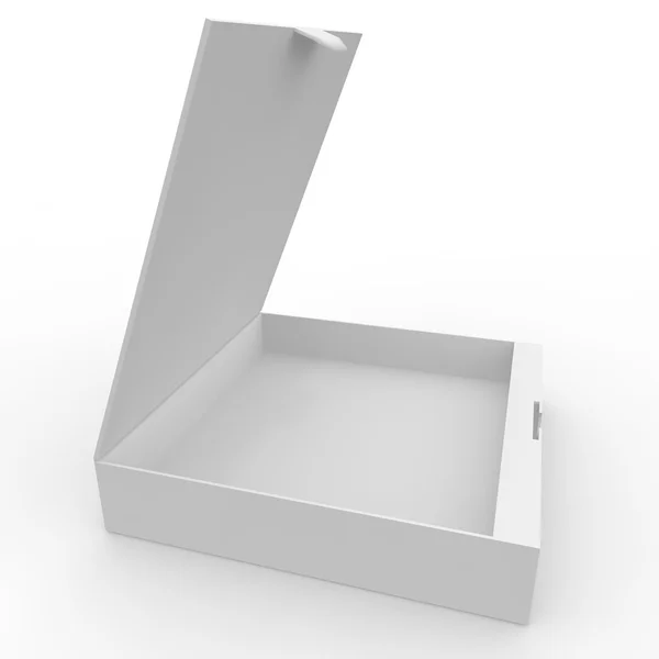 クラスプの白い空白ボックス — ストック写真