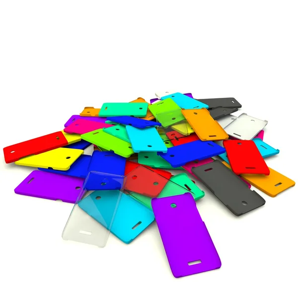 Bir sürü telefon kapakları