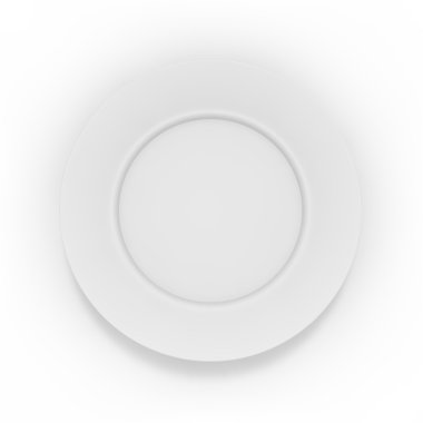 Yerdeki beyaz boş levha