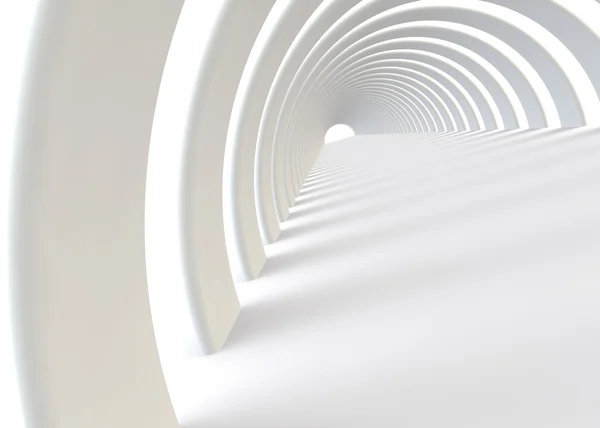 Tunnel futuriste abstrait dans un style contemporain — Photo