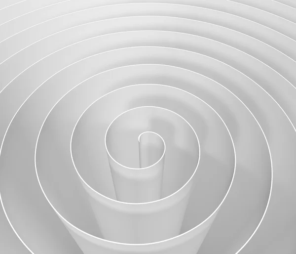 Spirale 3D, modèle de fond abstrait numérique — Photo