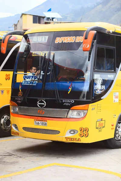 Autobusové nádraží v banos, Ekvádor — Stock fotografie