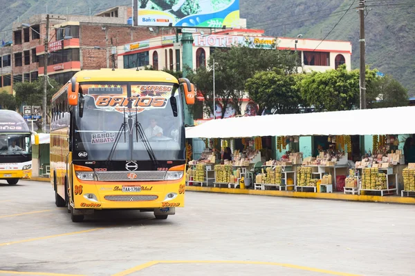 Buszpályaudvar Banos, ecuador — Stock Fotó