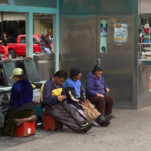 Lojas de sapatos em Orellana, Equador — Fotografia de Stock