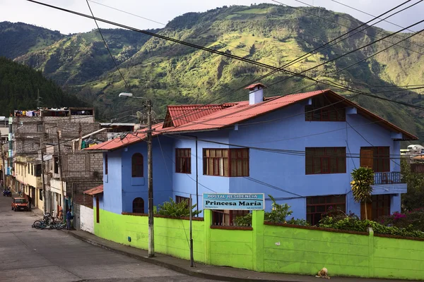 Hostal Residencia Princesa Maria in Banos, Ecuador — Stock Photo, Image