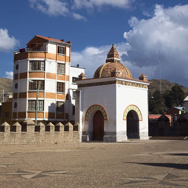 Kapell av basilikan i Copacabana i Bolivia — Stockfoto