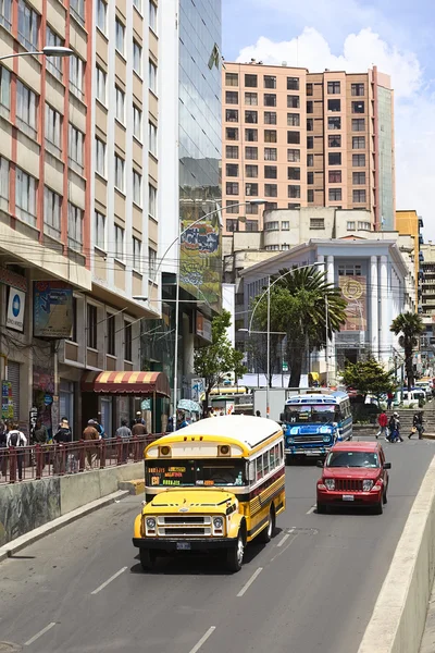 Villazon Avenue i La Paz, Bolivia — Stockfoto