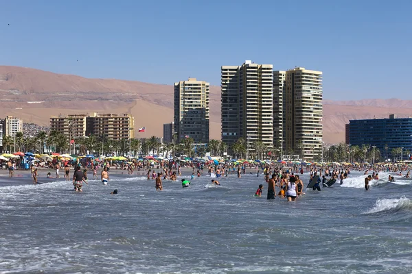 Beach Cavancha Iquique, Chile — Stock fotografie