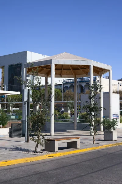 Små Pavillon i Iquique, Chile Stockbild
