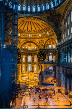 Ayasofya 'nın İstanbul' daki iç kesimi