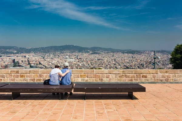 Paisaje de la ciudad en Barcelona —  Fotos de Stock