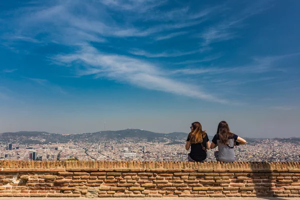 Barselona şehir manzarası — Stok fotoğraf