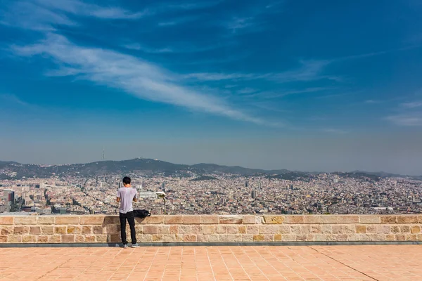 Barselona şehir manzarası — Stok fotoğraf