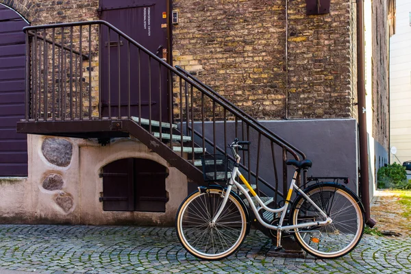 Класичні старовинні велосипеда — стокове фото