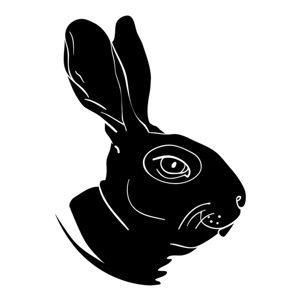 兔子头像 图库照片