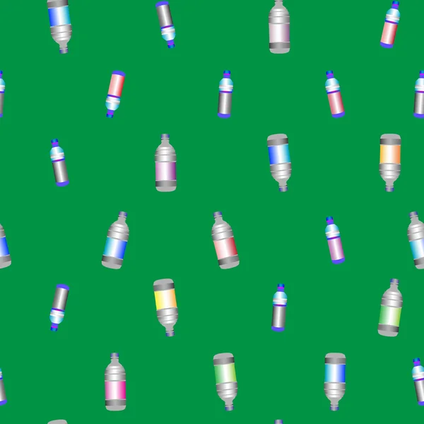 Rozrzedzony wzór butelki z tworzyw sztucznych — Zdjęcie stockowe