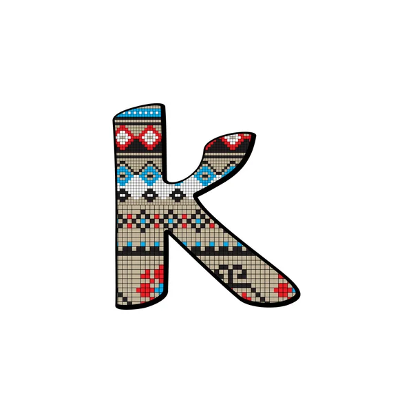 K carta pequena — Fotografia de Stock
