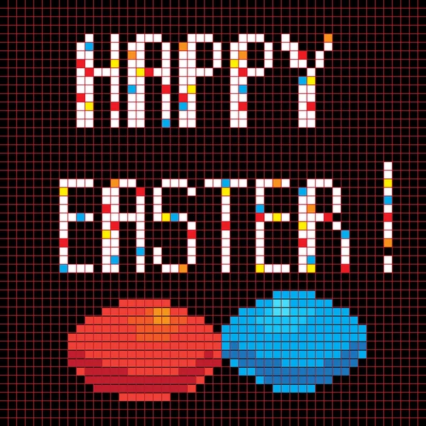 Pixel heureux Pâques — Photo