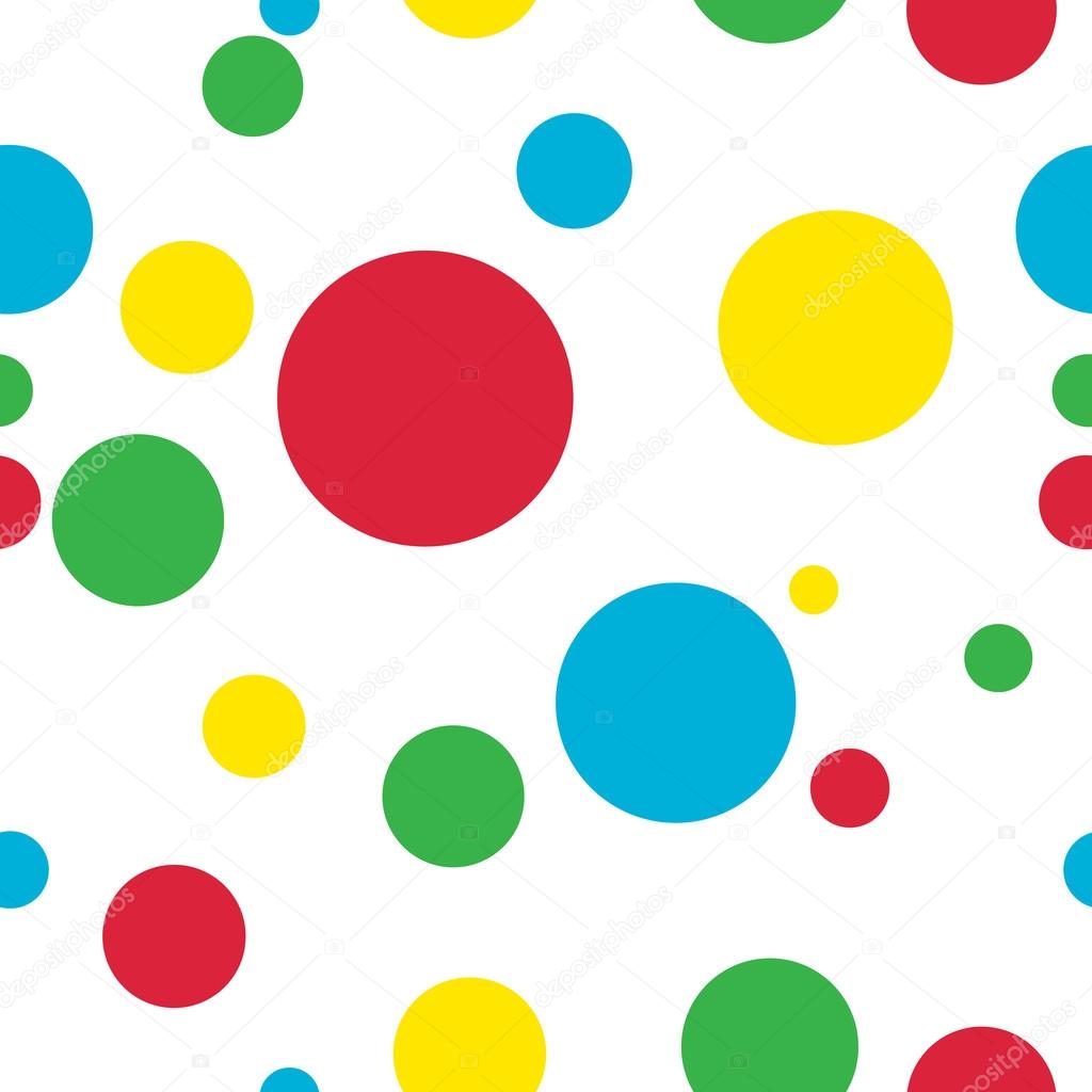 Colored bubbles pattern