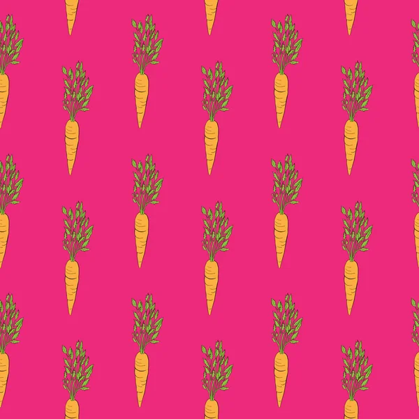 Carrot monotonous pattern — Stock Photo, Image
