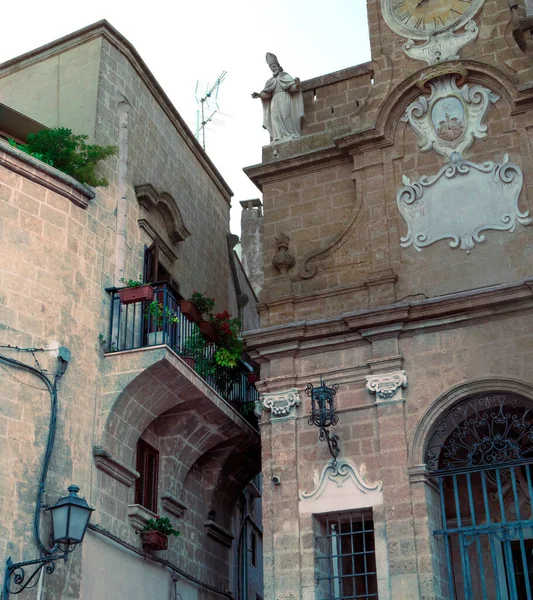 Oria Små Medeltida Centrum Judiska Kvarteren Puglia Apulien Italien — Stockfoto