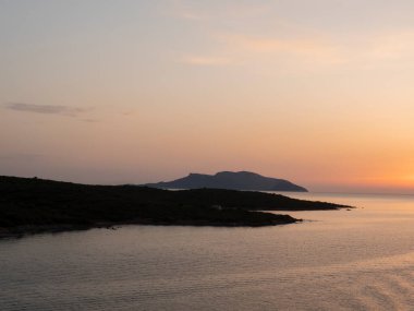 Şafak vakti sardegna kıyıları, Olbia
