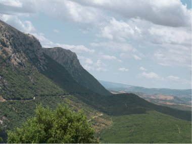 mountains of siniscola, sardinia. monte albo.