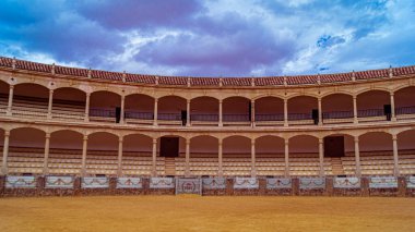 İspanya 'nın Ronda kasabasında Bull Arena