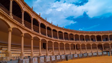 İspanya 'nın Ronda kasabasında Bull Arena