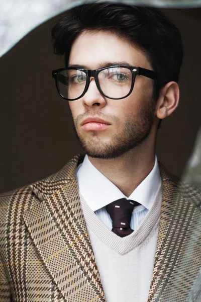 Outdoor portrait of a handsome man — Stock Photo, Image