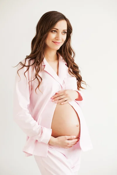 Υπέροχη έγκυος γυναίκα. — Φωτογραφία Αρχείου