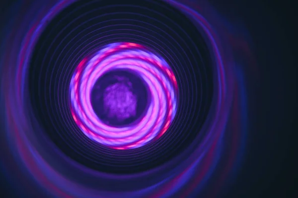 Абстрактный Тоннель Фиолетовым Светом Заднем Плане — стоковое фото