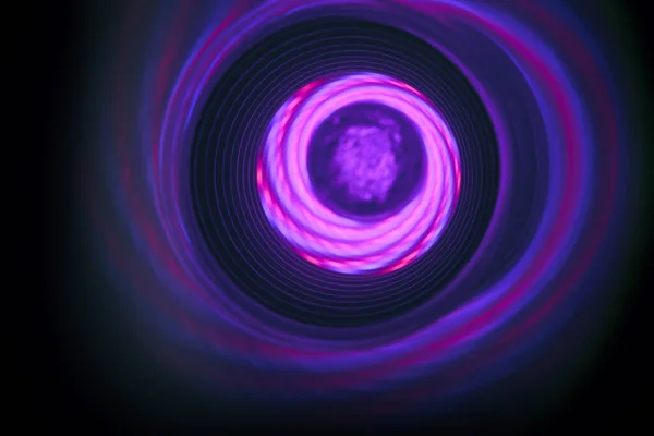 Abstract swirl tunnel with purple light on a background pattern textured for design.