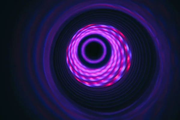 Mooie Abstracte Werveltunnel Met Violet Licht Een Achtergrond Patroon Getextureerd — Stockfoto