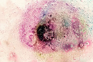 Güzel soyut sürrealite ışık saçar. Pastel girdap büyüsü. Tasarım için arkaplan modeli. Makro fotoğrafçılık görünümü.