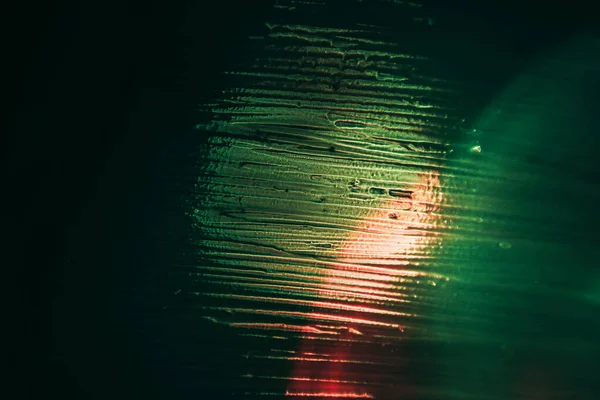 Hermoso Pincel Surrealista Abstracto Untar Luz Verde Pastel Magia Oscura — Foto de Stock