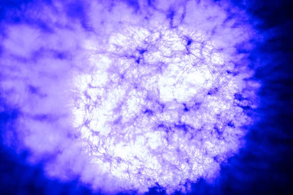 Красивая Абстрактная Голубая Сфера Фоновый Рисунок Дизайна Макрофотография — стоковое фото