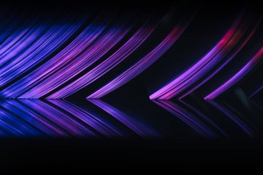 Bir gece mavi ışıkta güzel kitap sayfalarını kapat. Tasarım için arkaplan modeli. Makro fotoğrafçılık görünümü.