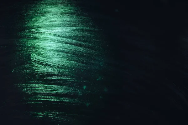 Güzel Soyut Sürrealite Fırça Lekesi Yeşil Işık Pastel Kara Büyü — Stok fotoğraf
