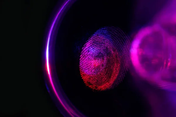 Фиолетовый Цветовой Принт Текстуре Фона Дизайна Макрофотография — стоковое фото