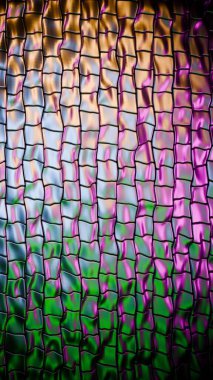 Abstract wavy lines in orange and pink black background, colorful design, modern art. High-quality abstract image for web and print design.